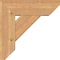 Ekena Millwork Traditional Slat Smooth Bracket w/ Offset Brace, Western Red Cedar, 7 1/2"W x 22"D x 22"H BKT0806X22X22TRA06SWR - alternate 3